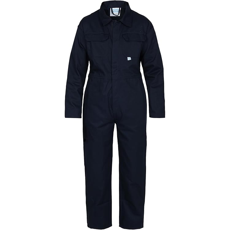 Yruioon Kinder werkoverall voor jongens, lange mouwen, jumpsuit met ritssluiting, beschermpak, werkcombi, schilderspak, monteurwerkkleding