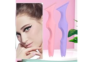 skytowards 2 Pezzi Stencil per Eyeliner in Silicone Stencil per Ombretto in Silicone Stencil per Trucco Occhi Attrezzi per Sopracciglia per Strumenti per il Trucco strumento per Mettere Eyeliner