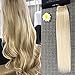 Produktbild Full Shine 22Zoll Halo Straight brasilianischen Remy Menschenhaar Blonde 100g One Piece Invisible Wire Stirnband Straight Hairpieces