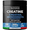 Bandini® Creatina Monoidrata in Polvere Pura al 100% - Integratore per Allenamento, Sport, Palestra e Pre Workout - Include D