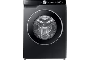 Samsung Series 6 AI Energy Washing Machine, 9kg, 1400rpm, Black, WW90DG6U25LBU1