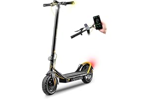 Apachie Pro Edition Adults Electric Scooter, 500W Motor, 10.5 inch Wheels, E-Scooter, 12.5AH Lithium Battery, 3 Speed Modes, 45km Long Range, Dual Braking System, APP Control, Bluetooth