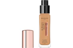 BOURJOIS - Fond De Teint Always Fabulous 24h 410 Beige doré - Fini Semi-Mat - À L'Acide Hyaluronique & Vitamine E - Haute Couvrance - Longue Tenue 24h - SPF20 - 30ml