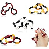 Powmag Jouet Tangle, Fidget Twister, Main Fidget Toy, Jouet de Décompression Torsadé, 5 Pcs Twister Fidget Toy, Autisme Main 