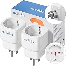 Adattatori Da Viaggio USA, 6 Pezzi, Spina Americana Per Canada, Cuba, Messico, Giappone, 6A 110-250V, Colore Bianco