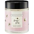 Heathcote & Ivory Busy Bees Body Scrub | Enriched With Essential Oils | Exfoliate & Invigorate Dry Skin | Cruelty Free & Vegan Friendly | 110g