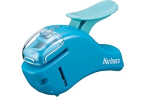 Kokuyo Harinacs Stapleless Stapler, Compact Alpha, Up to 5 Sheets Binding, Blue, Japan Import (SLN-MSH305B)