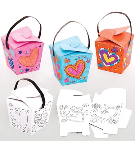 Baker Ross FX955 – Kit Crea Decora Cuori Di San Valentino (8 Pezzi) – Lavoretti In Schiuma Per Bambini