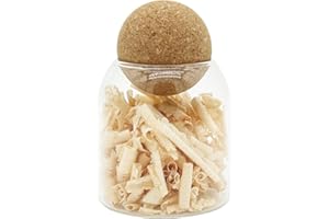 Gisa Wellness, Profumo di Sottobosco, Diffusore Naturale in Vetro con Trucioli di Legno di Cirmolo, Aromaterapia e Relax, Made in Italy