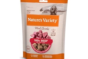 Nature's Variety - Freezed Dried - Secchi liofilizzati di carne di manzo disossata per cani - 50 g