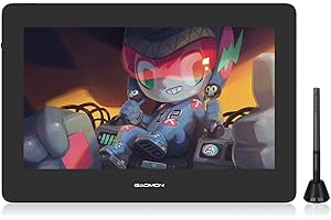 GAOMON PD1220 11.6' Diagonal Display Tavoletta grafica 1920 * 1080 schermo completamente laminato + 8192 pressione della penna senza batteria Supporto per le cuffie Jack per Android & Win&Mac OS