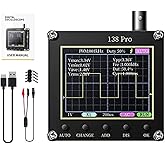 DEWIN Oszilloskop, Labor Oszilloskope 138Pro Tragbares Oscilloscope Kit 2,4 Zoll Digitaloszilloskop Mini Oszilloskop 200kHz B