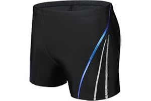 AMZSPORT Badehose Herren Kurz Schwimmhose Eng Wassersport Badeshorts