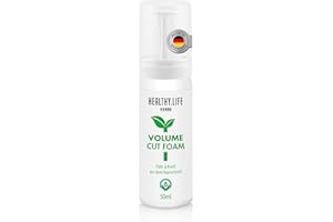 ‎HEALTHY.LIFE VIENNA HLV - Haarschaum hochkonzentriert - Volume Cut Foam für feines Haar verleiht Fülle & Kraft - Haar Pflegeschaum für mehr Volumen, verbessert Haarstruktur - Haarstyling Salon geeignet (Volume Shot 50ml)