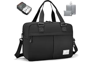 SPAHER Torba Podróżna British Airways 40x30x15 do 40x30x25 Eurowings Torba na Bagaż Podręczny Składana Sportowa Weekendowa Fitness dla Mężczyzn i Kobiet z Torba na Przybory Toaletowe