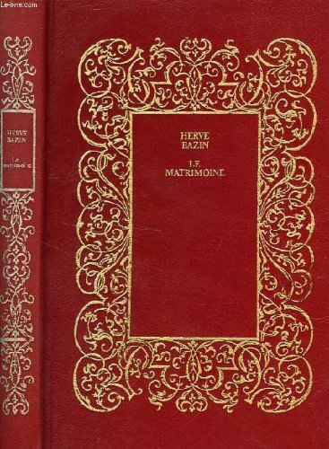 couverture de : Le matrimoine