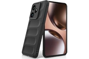 BonYonka Funda para Realme GT 7/Realme GT 7T, Case de Silicona Resistente a Golpes y Arañazos, Forro de Microfibra Suave, Funda Integral con Protección para La Cámara, Negro