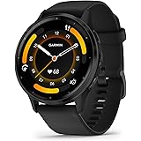 Garmin Venu 3, Smartwatch AMOLED 1,4", Cassa 45mm, Microfono e Speaker, Musica, Garmin Pay, +30 App sport, GPS, Cardio, SpO2 