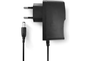 Eaxus® Alimentation adaptée convient SNES et NES - câble d'alimentation/câble de charge Compatible avec toutes les Super Nintendo et Nintendo Entertainment System [Nouvelle version]