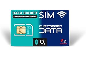 Scancom Build your own Data Sim Card - Choose your Data Bucket combination between EE, Three, O2, and Vodafone (EE and O2, 10GB)