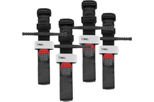 UptVin Garrot Tourniquet 4 Pcs, Garrot Noir Tourniquet Garot a Tourniquet Militaire pour les Premiers Secours d'Urgence, Soins des Blessures de Combat, Auto-Sauvetage