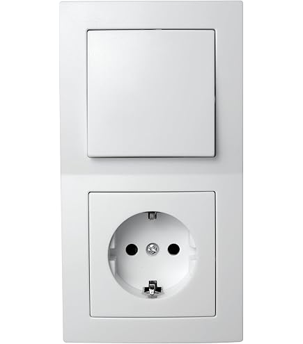 Presa SCHUKO®, Safety+, con targhetta, rosso | A 1520 BFKINA RT