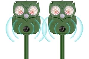 GZAODAO Ultraschall Katzenschreck 2 Stück Effektive Abschreckung für unerwünschte Katzenbesuche im Garten, Tierfreundliche Lösung