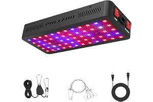 Phlizon 600W Led Grow Light Lampe de culture améliorée avec LED à spectre complet pour plantes d'intérieur, légumes et fleurs