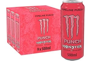 Monster Pipeline Punch Energy Drink, 9 x 500 ml