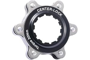 wilesev Aluminum Disc Brake Rotor Adapter for Converting Shimano Center-Lock hubs to fit 6-Bolts Rotors,Center-Lock Adapter for 12mm Thru-Axle Hub,fit 6 Rotors,QR compatible version