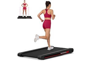 Lysole Walking Schwingungen Pad mit APP, Laufband für Zuhause 6 km/h, Walking Pad Bürogebrauch und Fernbedienung für Zuhause und Büro