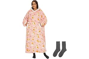 Gogola Oversized Hoodie Decke Damen，Verlängern Decken Hoodie,Extra Dick und Warm Deckenpullover，Blanket Hoodie Geeignet für Männer, Frauen und Teenager