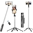Kratos K4 Selfie Stick Tripod Stand, Extendable 102 Cms Long Selfie Stick for iPhone, 360° Rotation, 3 in 1 SelfieStick for Vlogging & Travel, Designed for iPhone, Samsung, and All Smartphones