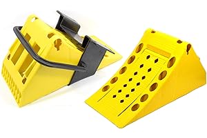 Easy Link 2 calzas de freno para camiones, 6500 kg, antideslizantes, para remolques