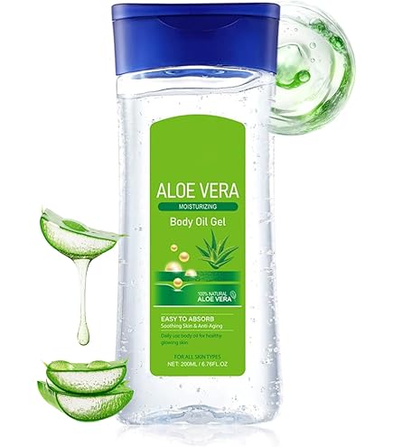 DELIPLUS Aloe Vera Body Oil for All Skin Types 400ml : Amazon.co.uk: Beauty