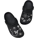 YIPFEN Accessories for Clogs 12 Pieces Women Charms Decorative Strass to Personalize Perforated Shoes