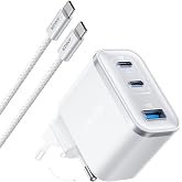 Anker Nano USB C Charger 70W with 3 Ports Foldable GAN
