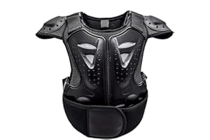 GZWY Gilet De Protection Enfant,Veste de Protection de Vélo Gilet D'armure pour Enfants Kid's Protective Gear Protection Dorsale pour Motocross, Patinage, Patinage, Ski, Snowboard,Vélo (L)