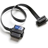 Pocket OBD2-splitter – 16-pins Mannelijk Naar 2 Vrouwelijk, ABS, Plug-and-play, Voor Diagnosetools En GPS