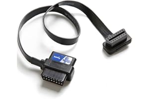 ‎BBFLY bbfly-A9 OBD II OBD2 16 Pin Splitter Extension 1 x Stecker auf 2 x Buchse Verlängerungskabel Diagnose Extender Adapter (2FT/60CM)