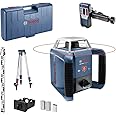 Bosch Professional Rotation Laser Level GRL 400 H (One-button keypad, receiver LR 1, levelling rod GR 2400, tripod BT 152, Working Range: up to 400m (diameter), in carrying case)
