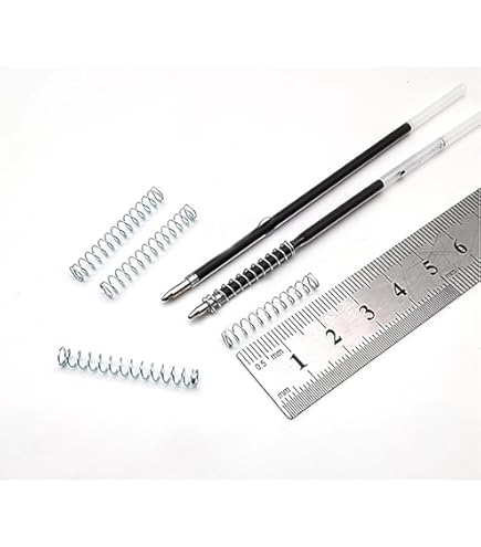 Ressorts De Compression 304 Inox - Lot De 150, Dimensions Variées (long. 10-30mm, Diam. 4-6mm), Pour Stylos Et Petits Mécanismes