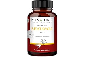 MINATURE Mi Nature Shatavari Tablets-90 Tablets, 1000mg | Asparagus | Calming, Cooling | from India