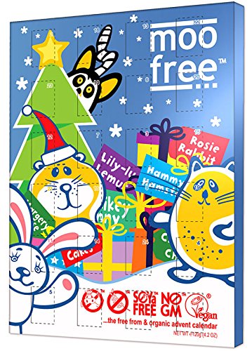 Preisvergleich Produktbild MooFree Adventskalender mit veganer Bio-Schokolade 100g