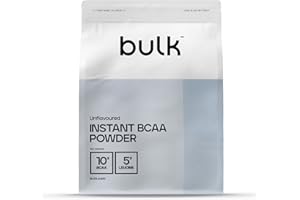 Bulk Pure Instant Branched Chain Amino Acids (BCAA) Powder, Unflavoured, 500 g