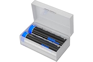 WAEUUKKPO Neuer 0-Zyklus 3,7V Hohe Kapazität 3600mAh NI-MH Akku Batterien für LED Stirnlampe, Powerbank-2 Stück