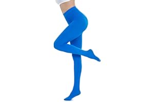 CozyWow Collants semi-opaques 80D couleur unie pour femmes