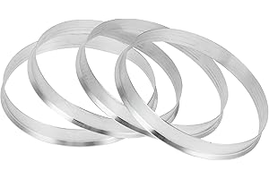 INFINAUTO Hub Centric Rings, 72.6mm ID to 73.1mm OD Vehicle Wheel Hubrings Aluminum Alloy, 4 Pcs