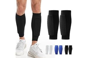 AUNGKWANG Schienbeinschoner Kinder Fussball, XS/S/M/L/XL Schienbeinschoner für Fußball, Atmungsaktiv Rutschhemmend Stabil, Wadenschutz, für Männer, Frauen, Kinder und Jugendliche