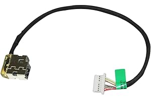 ZAHARA DC Power Jack cable conector para HP Pavilion 13-C 14-X 14-Z M6-P 15-AB 15-EF 17M-CE 15S-DU 17M-CG 17T-CG 17-CG 250 G6 serie 799749-S17 799749-F17 799749-Y17 799749-T17 856 20.5CM